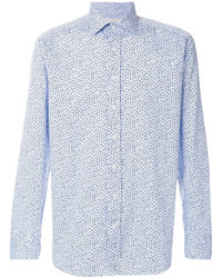 Chemise imprimée bleu clair Etro