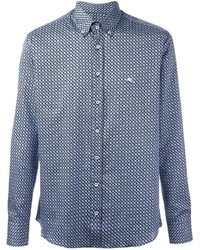 Chemise imprimée bleu clair Etro