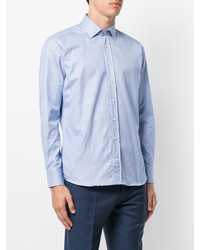 Chemise imprimée bleu clair Etro