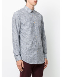 Chemise imprimée bleu clair Paul Smith