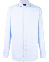 Chemise imprimée bleu clair Hackett