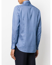 Chemise imprimée bleu clair Etro