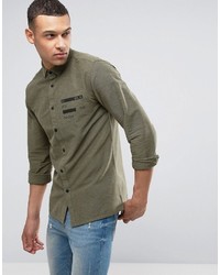 Chemise imprimée olive Jack and Jones