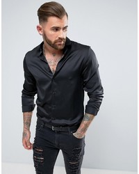 Chemise noire Asos