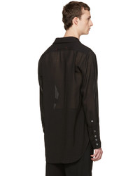 Chemise noire Ann Demeulemeester