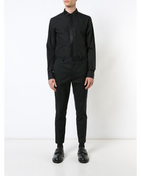 Chemise noire Alexander McQueen