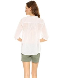 Chemise paysanne blanche Nili Lotan