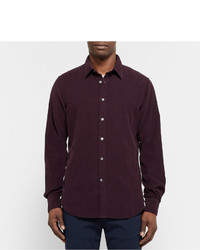 Chemise pourpre foncé Boglioli