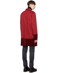 Chemise rouge Sacai