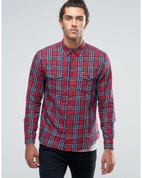 Chemise rouge Wrangler