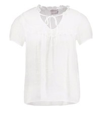 Chemisier à manches courtes blanc Vero Moda