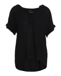 Chemisier à manches courtes noir Vero Moda