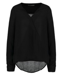 Chemisier à manches longues noir Vero Moda