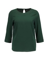 Chemisier à manches longues vert foncé Vero Moda