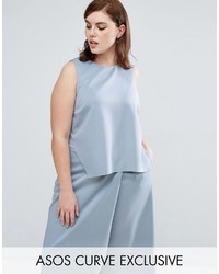 Chemisier bleu clair Asos