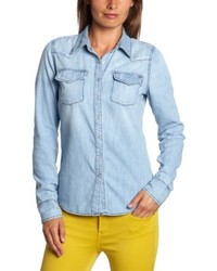 Chemisier bleu clair Hilfiger Denim