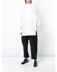 Chemisier boutonné blanc Yohji Yamamoto