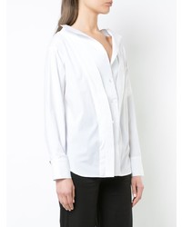 Chemisier boutonné blanc Balossa White Shirt