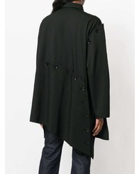 Chemisier boutonné noir Yohji Yamamoto