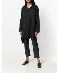 Chemisier boutonné noir Yohji Yamamoto