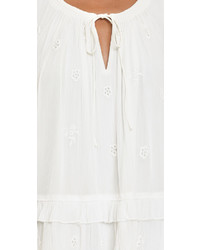 Chemisier en chiffon blanc Diane von Furstenberg