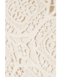 Chemisier en crochet blanc Alice + Olivia