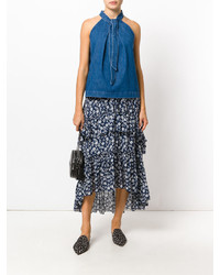 Chemisier en denim bleu Ulla Johnson