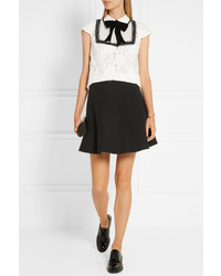 Chemisier en dentelle blanc Alice + Olivia