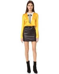 Chemisier en dentelle jaune The Kooples