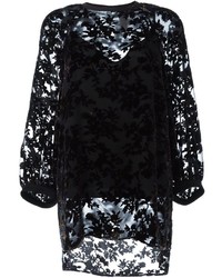 Chemisier en dentelle noir Antonio Marras