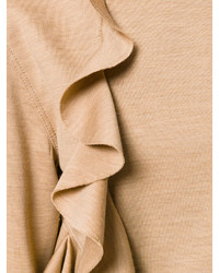 Chemisier en laine en tricot marron clair Givenchy