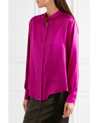 Chemisier en satin fuchsia Tom Ford