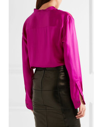 Chemisier en satin fuchsia Tom Ford