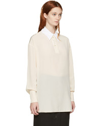 Chemisier en soie beige Stella McCartney