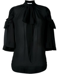 Chemisier en soie noir Givenchy