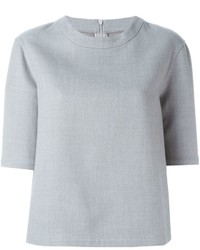 Chemisier en tricot gris Eleventy