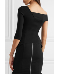 Chemisier en tricot noir Roland Mouret