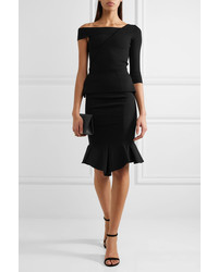 Chemisier en tricot noir Roland Mouret