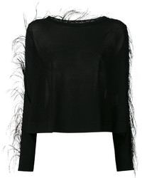 Chemisier en tricot noir Antonio Berardi