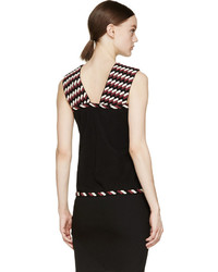 Chemisier en tricot noir Christopher Kane