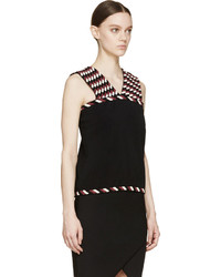 Chemisier en tricot noir Christopher Kane