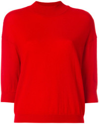 Chemisier en tricot rouge Giambattista Valli