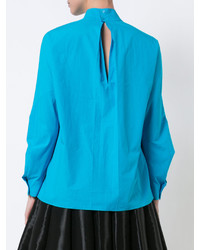 Chemisier en tricot turquoise DELPOZO