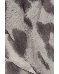 Collants imprimés léopard gris Acne Studios