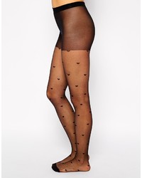 Collants imprimés noirs Asos