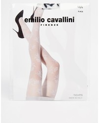 Collants imprimés noirs Emilio Cavallini