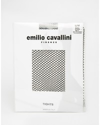 Collants résille noirs Emilio Cavallini