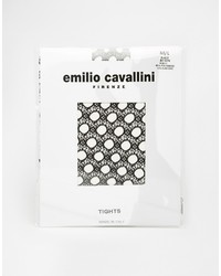 Collants résille noirs Emilio Cavallini