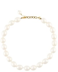 Collier de perles blanc Chanel