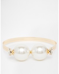 Collier de perles blanc Asos